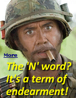 For some, the use of an �a� on the end of the expression marks a distinct contrast with the �er� ending, the former denoting endearment or camaraderie and the latter denoting racism. Anytime we get near this topic you can be pretty sure it won't be ''safe for work'' (NSFW). 